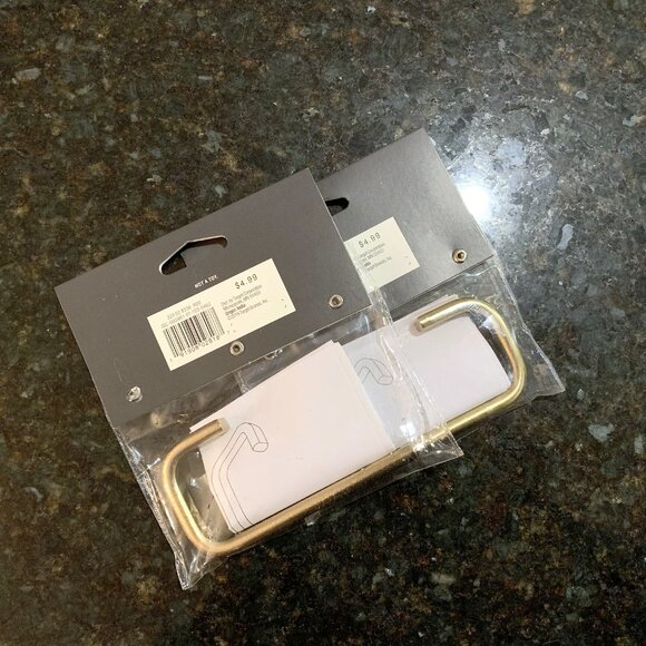 Set of TWO Hearth & and Hand With Magnolia Brass Plated Bath Hook New 2019 - Picture 4 of 6